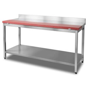 HCB Snijwerktafel - 160 cm - RVS - Polyethylene