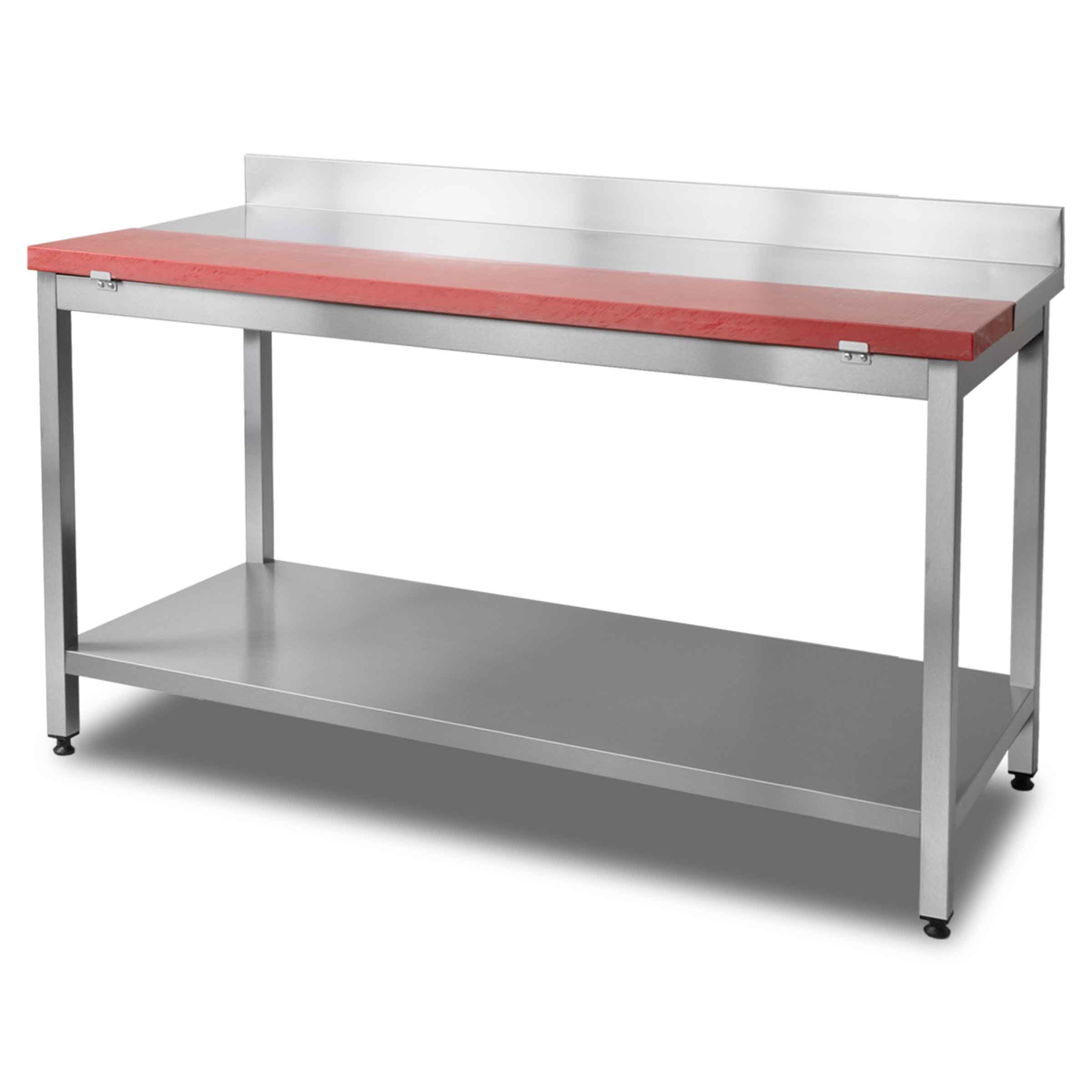 HCB Snijwerktafel - 150 cm - RVS - Polyethylene