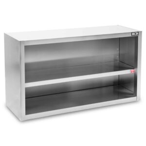 HCB Pro-line Wandkast - open model - 150 cm - RVS