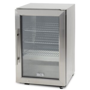 HCB Barkoeling - klapdeur - outdoor - 63 liter - RVS - 230V