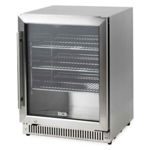 HCB Barkoeling - klapdeur - outdoor - 150 liter - RVS - 230V