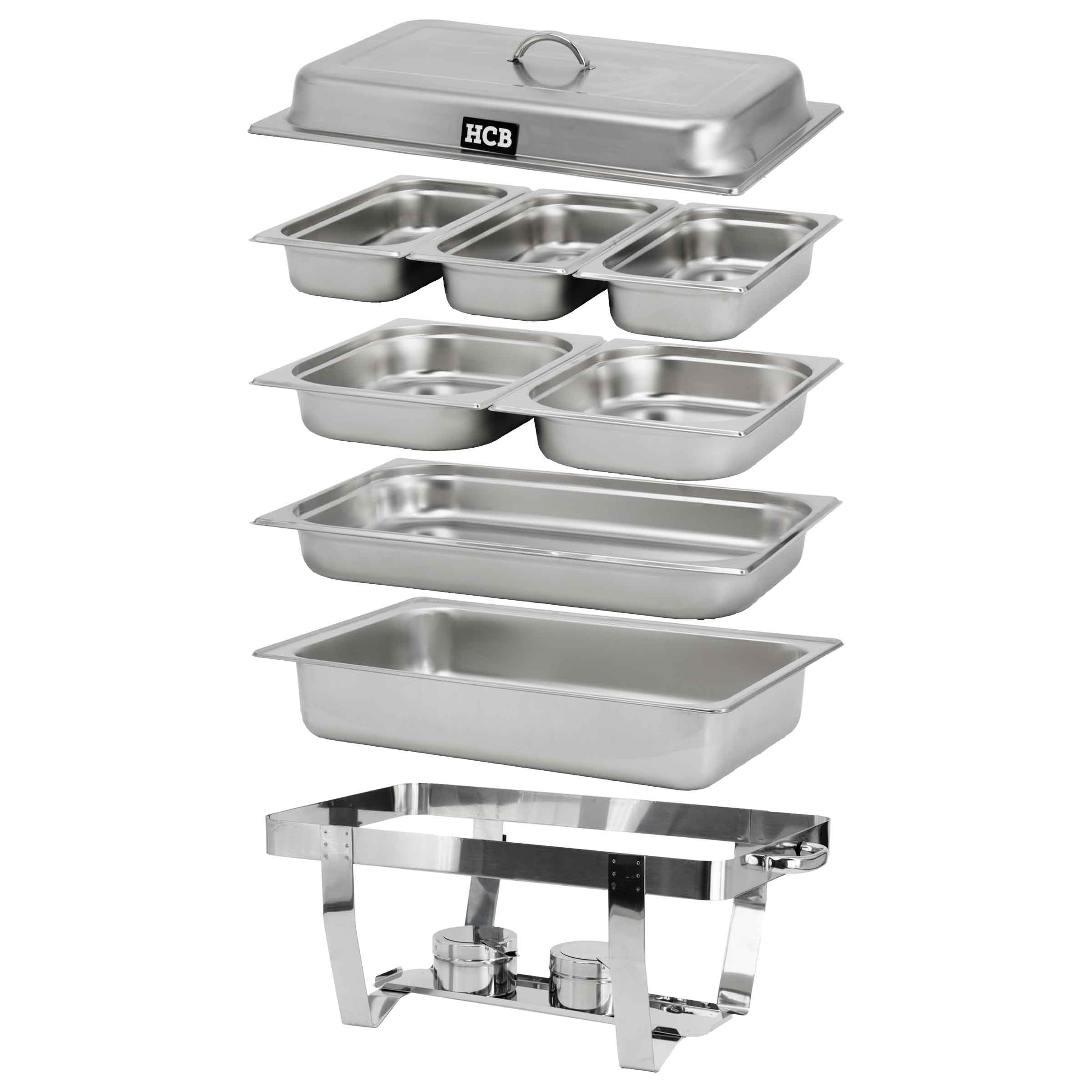 HCB Chafing dish - bakken set - RVS - Afbeelding 10