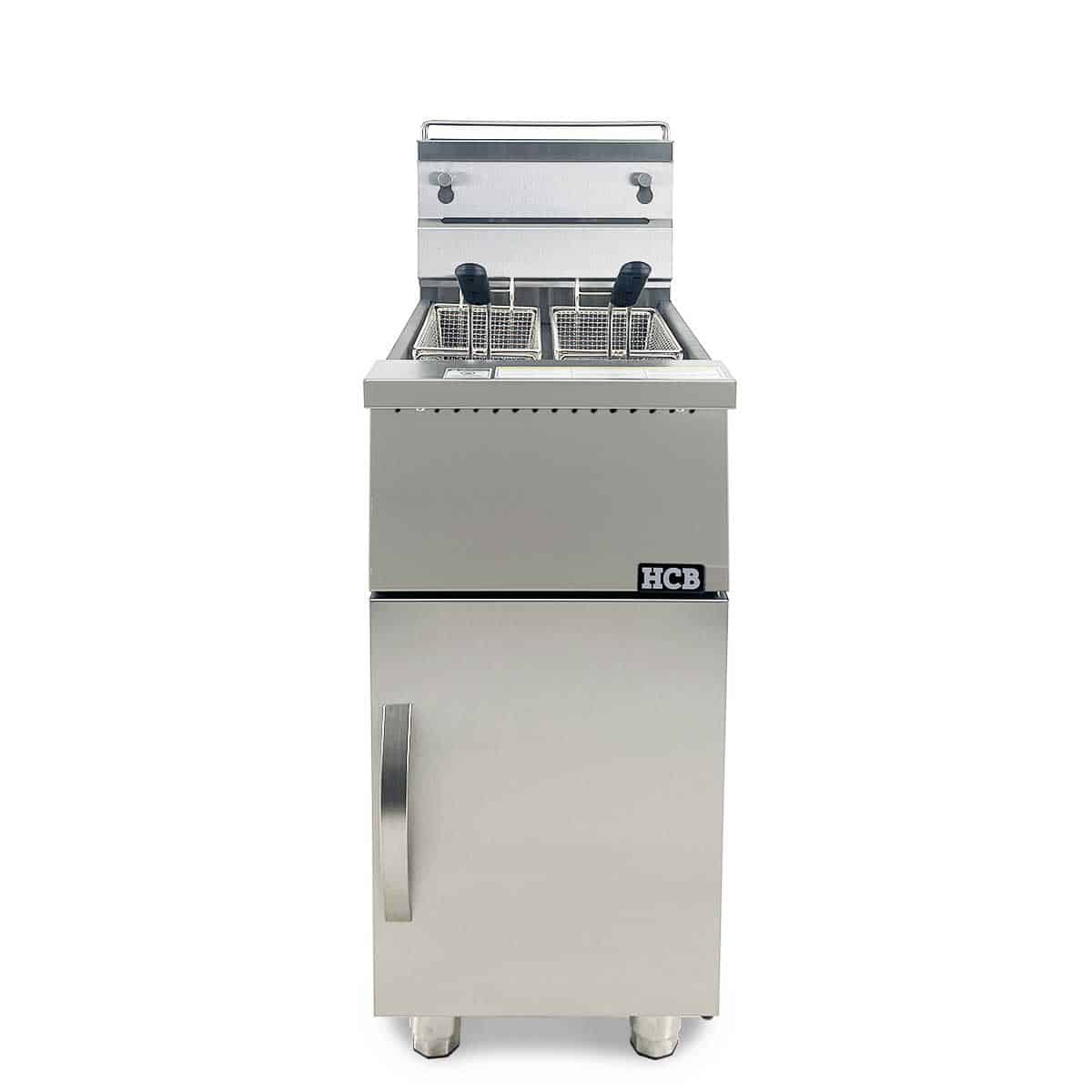 HCB Friteuse - 21 liter - aardgas - RVS - Afbeelding 2