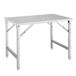 HCB Werktafel - inklapbaar - 150 x 70 x 85 cm - RVS