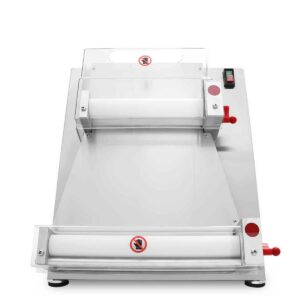 HCB Uitrolmachine - dubbele rollen - 42 cm - 230V - RVS