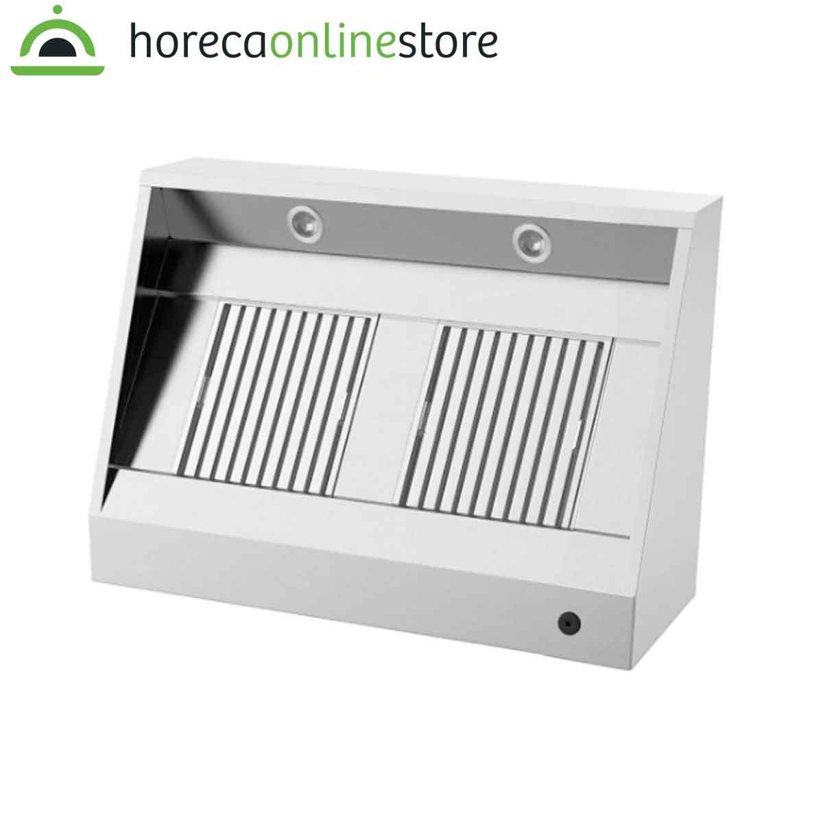 HCB Afzuigkap - schuin model - met motor - 120 cm - 230V - RVS - Afbeelding 7