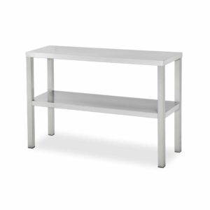 HCB Basic-line Dubbele etagère brug - 100 x 35 x 70 cm - RVS