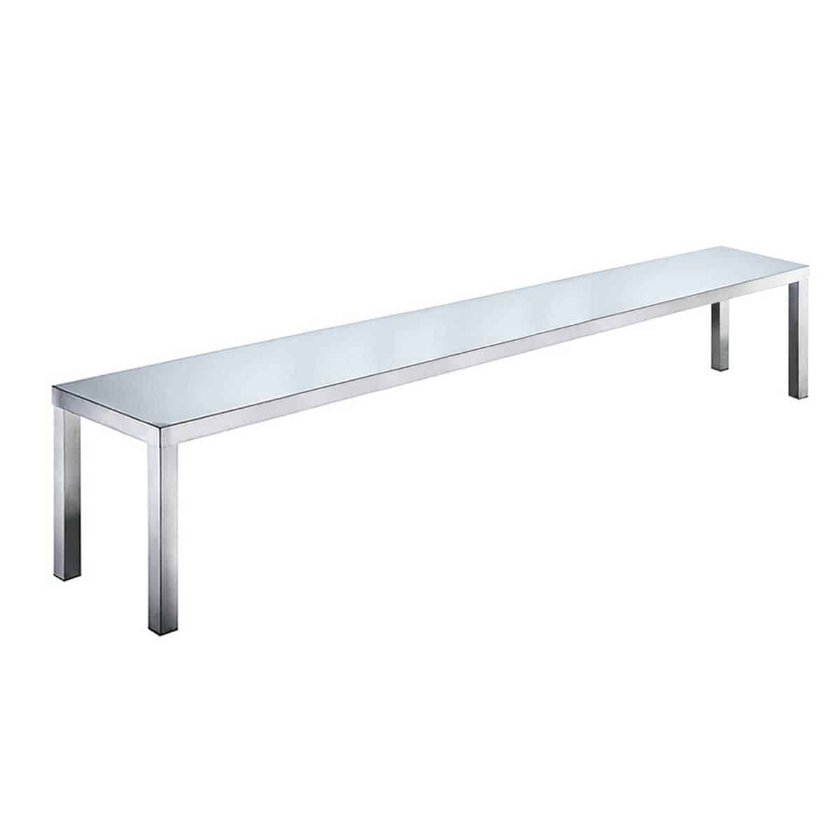 HCB Basic-line Etagère brug - 200 x 35 x 40 cm - RVS