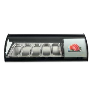 HCB Sushivitrine - 5 x 1/3 GN - 130,7 cm - 230V