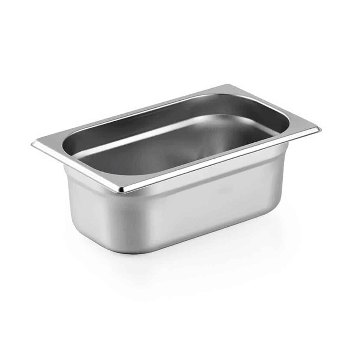 HCB Gastronorm bak - 1/4 - 100 mm - RVS