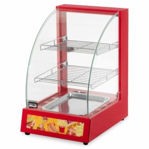 HCB Warmhoudvitrine - 38 cm - 230V - RVS