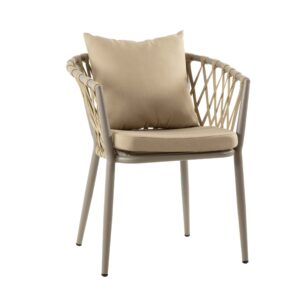 HCB Terrasstoel - stapelbaar - beige