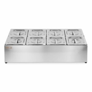 HCB Bakhouder - 8 x 1/6 GN - RVS