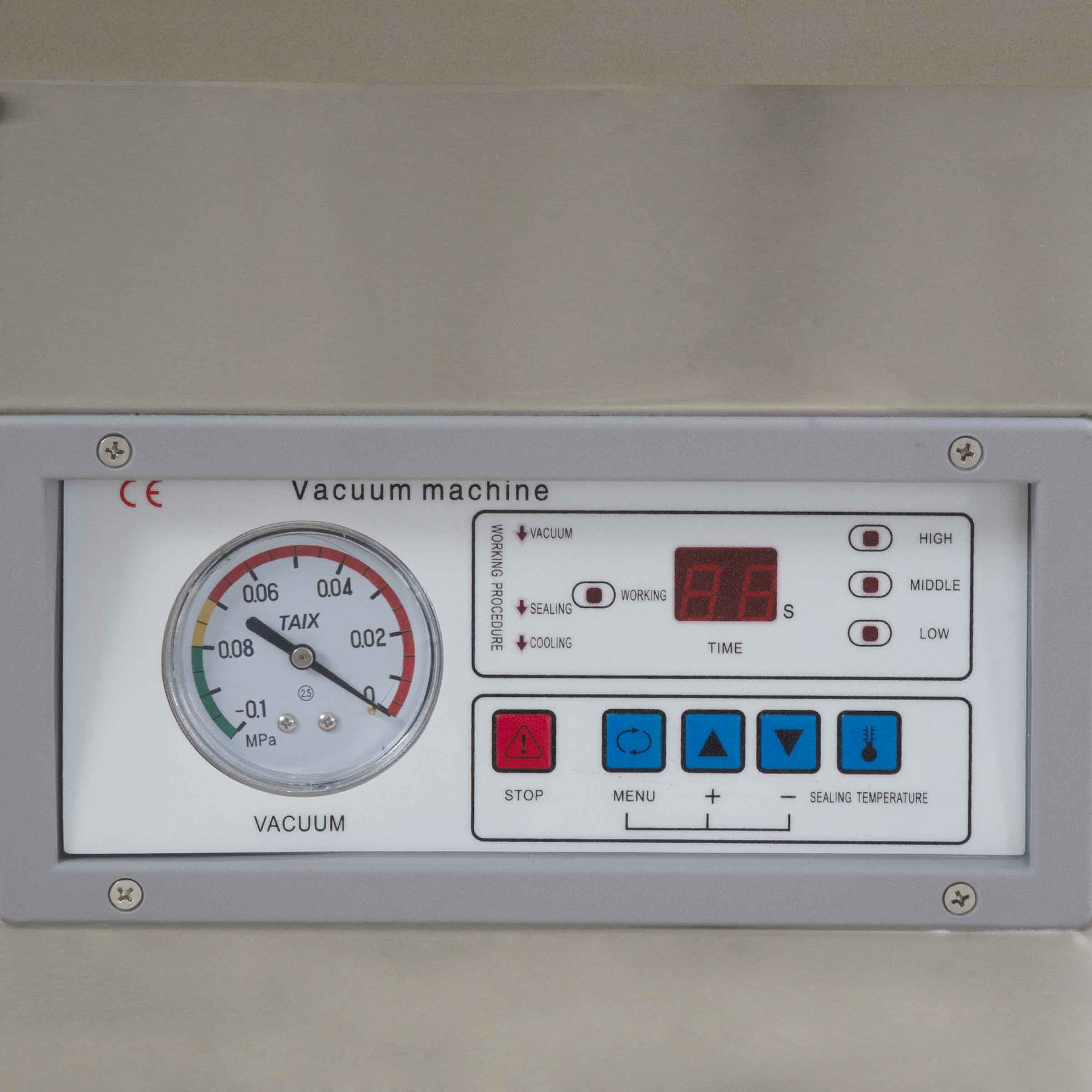 HCB Vacumeermachine - 260 mm - 230V - RVS - Afbeelding 4