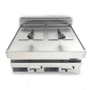 HCB Friteuse - 2 x 8 liter - aardgas - RVS