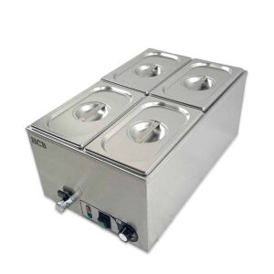 HCB Bain marie - 4 x 1/4 GN - 230V - RVS