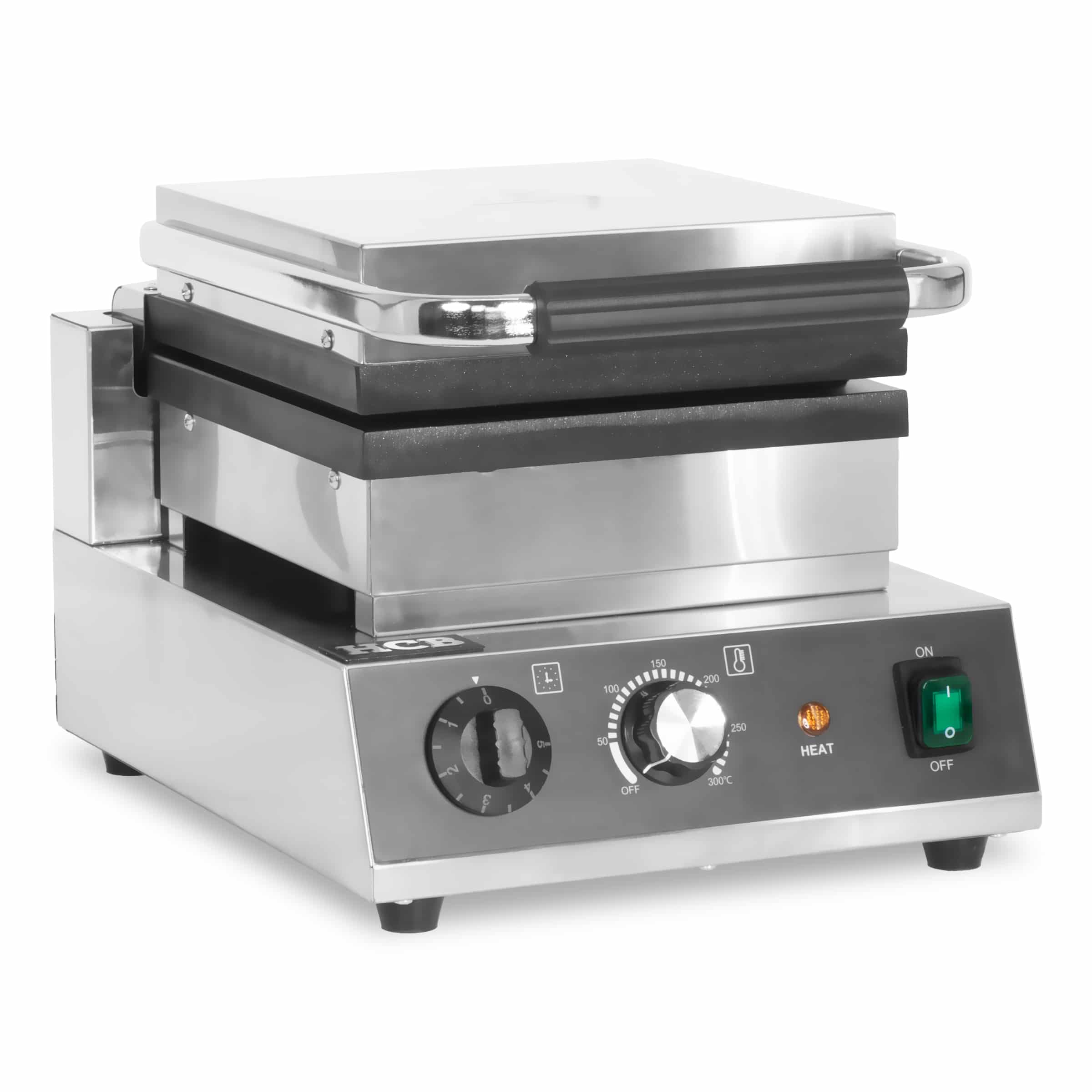 HCB Wafelijzer - Luikse wafels - 2 st - 230V - RVS - Afbeelding 3