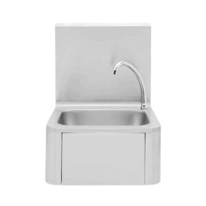 HCB Spoelbak - kniebediening - 40 x 34 cm - RVS