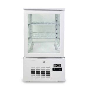 HCB Gebaksvitrine - 56 liter - wit - 230V