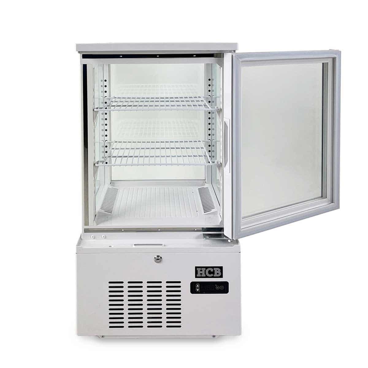 HCB Gebaksvitrine - 56 liter - wit - 230V - Afbeelding 3