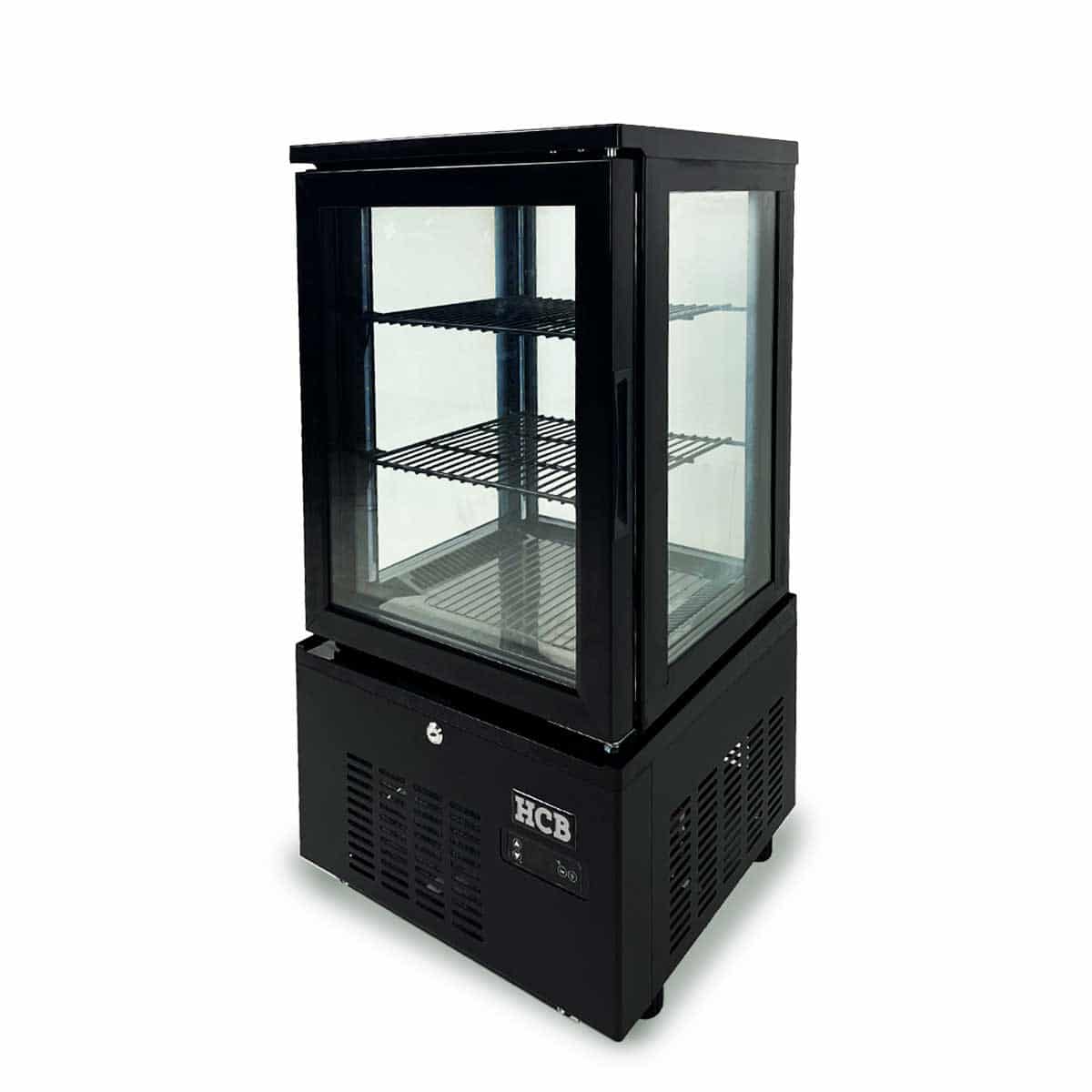 HCB Gebaksvitrine - 56 liter - zwart - 230V - Afbeelding 2