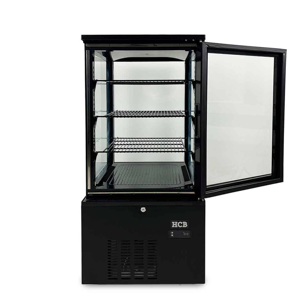 HCB Gebaksvitrine - 130 liter - zwart - 230V - Afbeelding 3