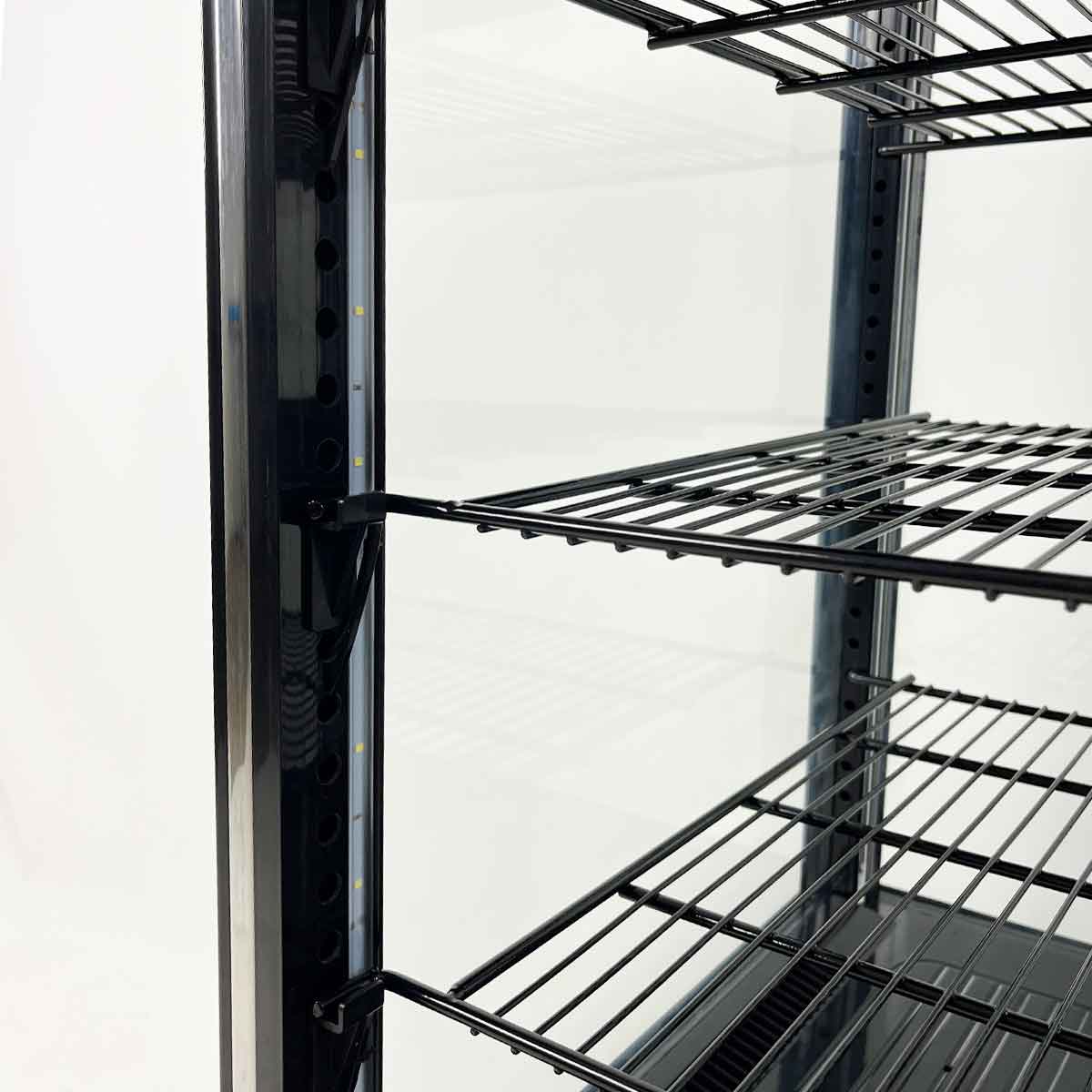 HCB Gebaksvitrine - 130 liter - zwart - 230V - Afbeelding 5