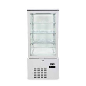 HCB Gebaksvitrine - 158 liter - wit - 230V