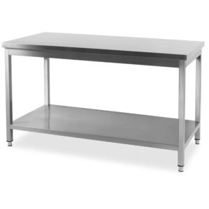 HCB Pro-line Werktafel - met onderschap - 140 x 70 x 85 cm - RVS