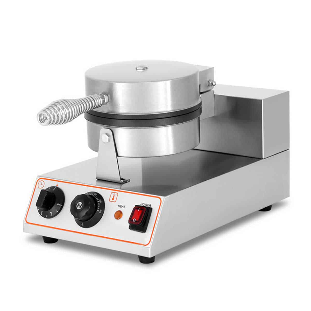 HCB Wafelijzer - hartjes - timer - 230V - RVS - Afbeelding 6