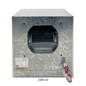 HCB Afzuigmotor - box - 1500 m3 - 230V - RVS