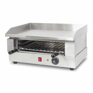 HCB Bakplaat - glad - salamander grill - 55 cm - 230V - RVS