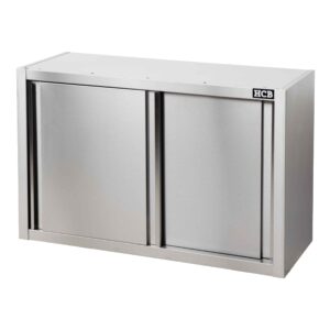 HCB Wandkast - schuifdeur - 100 cm - RVS