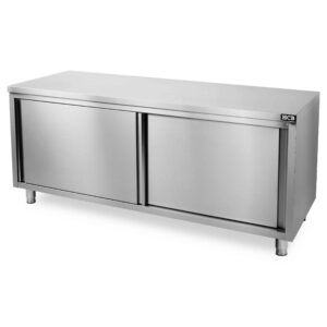 HCB Pro-line Werkkast - schuifdeuren - 180 cm - RVS