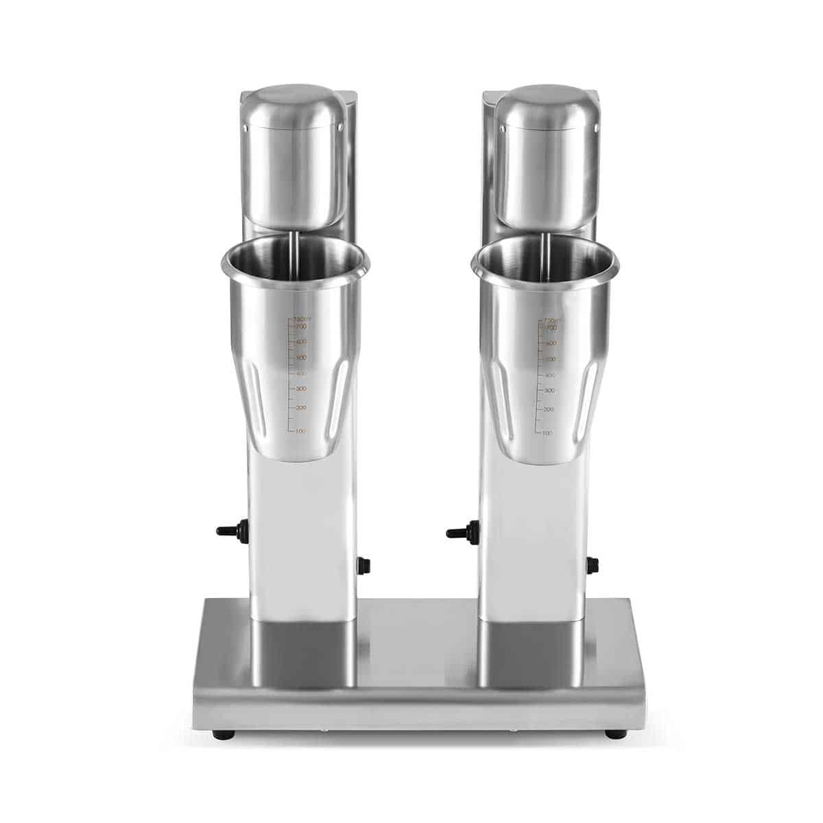 HCB Milkshakemixer - dubbel - 2 x 750 ml - RVS