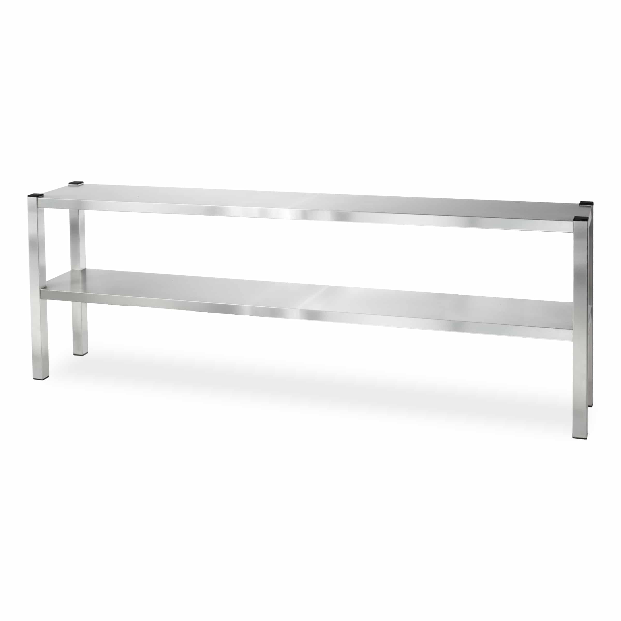 HCB Pro-line Dubbele etagère brug - 180 x 30 x 65 cm - RVS