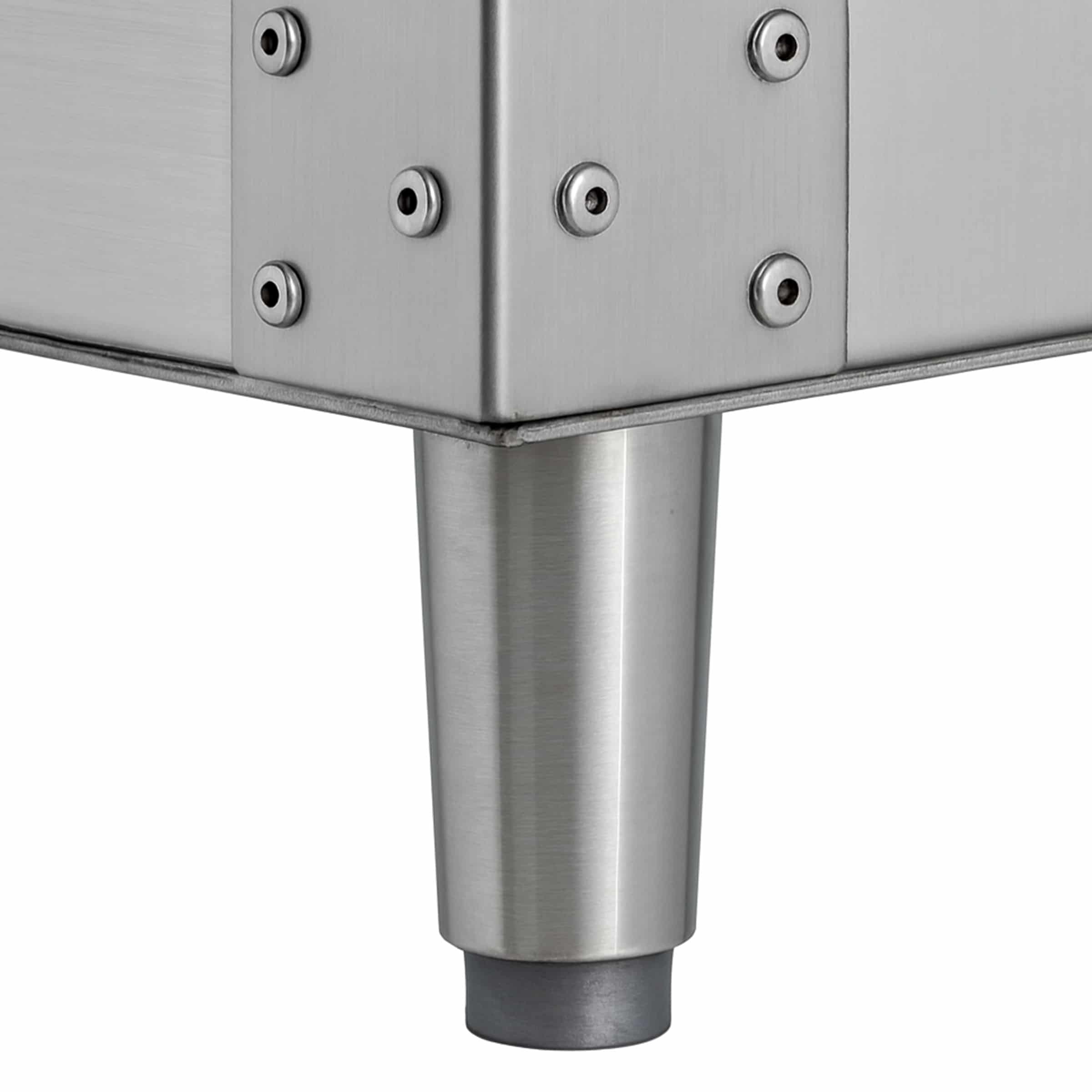 HCB onderstel voor pizzaoven - 146,5 x 85 x 107 cm - RVS - Afbeelding 3