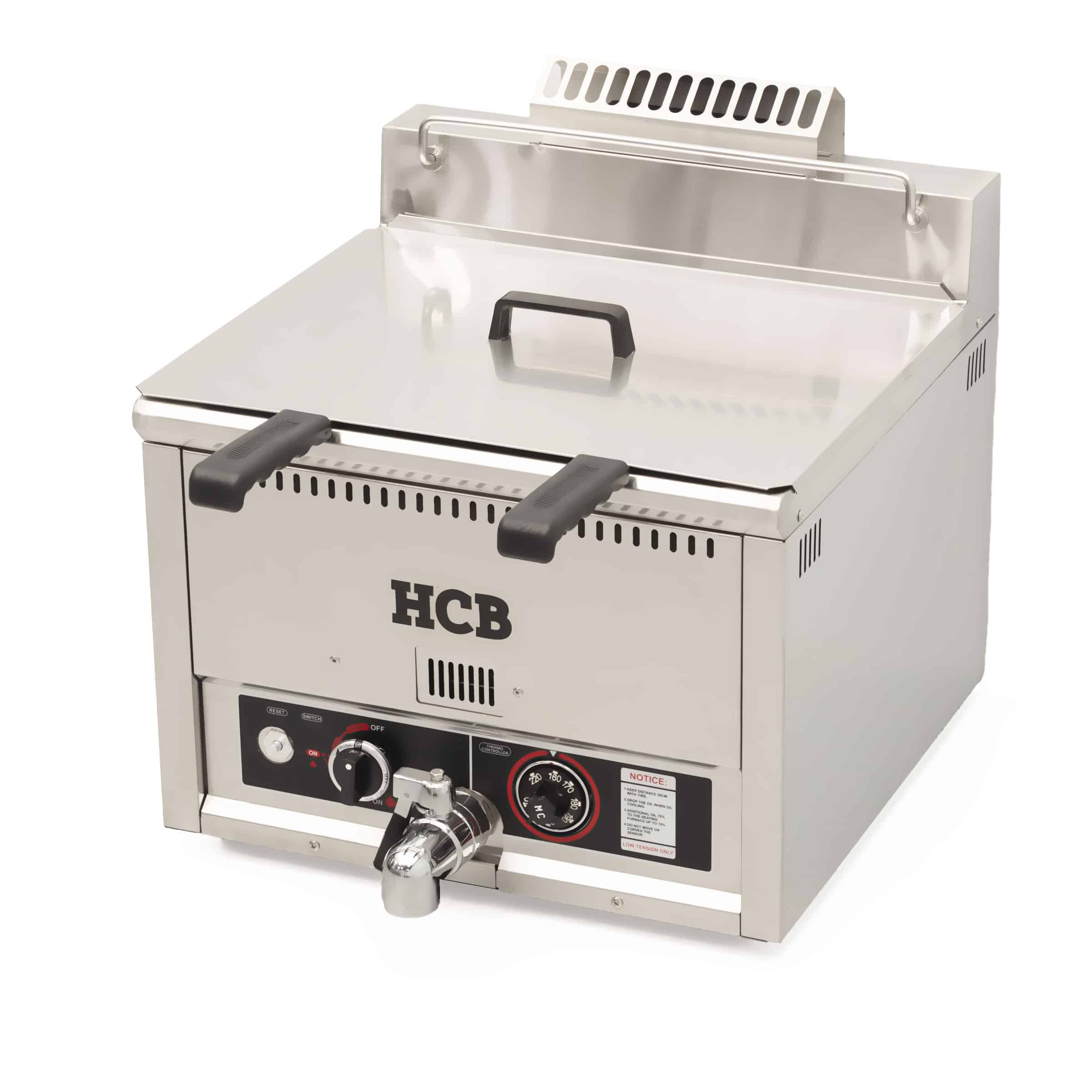 HCB Friteuse - 30 liter - propaan - RVS