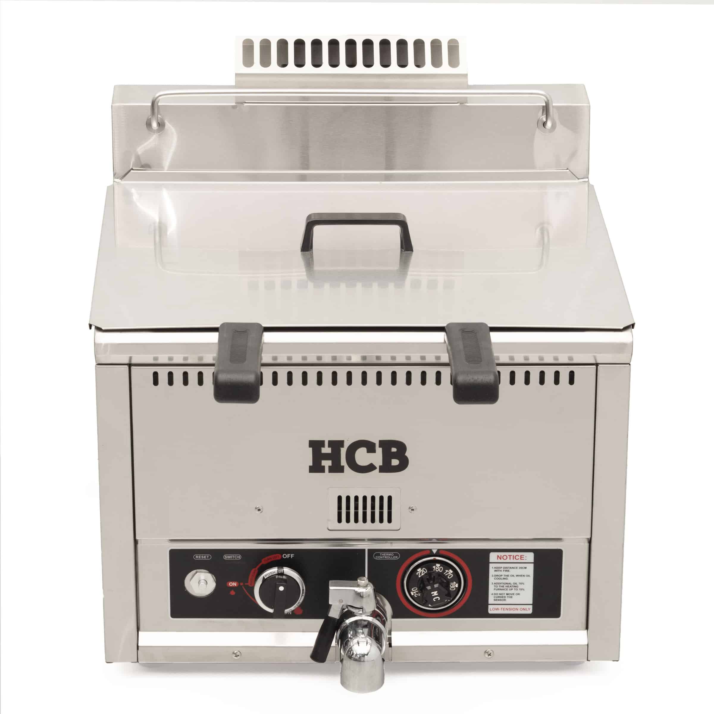 HCB Friteuse - 30 liter - propaan - RVS - Afbeelding 2