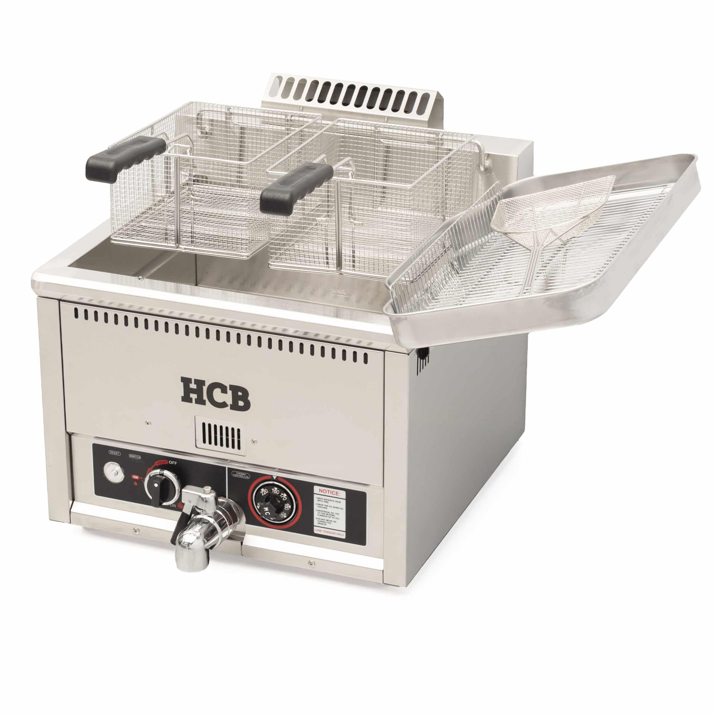 HCB Friteuse - 30 liter - propaan - RVS - Afbeelding 5