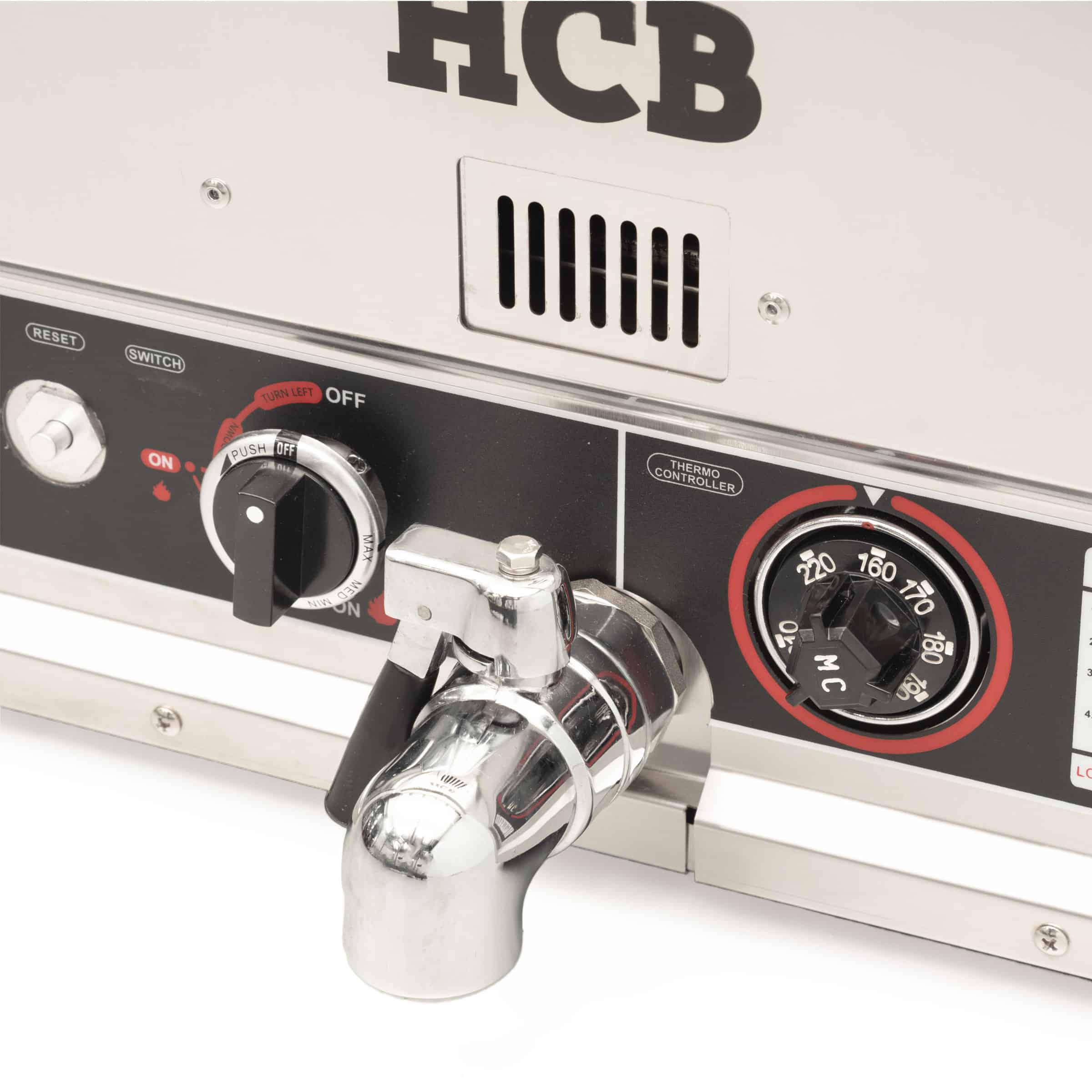 HCB Friteuse - 30 liter - propaan - RVS - Afbeelding 9