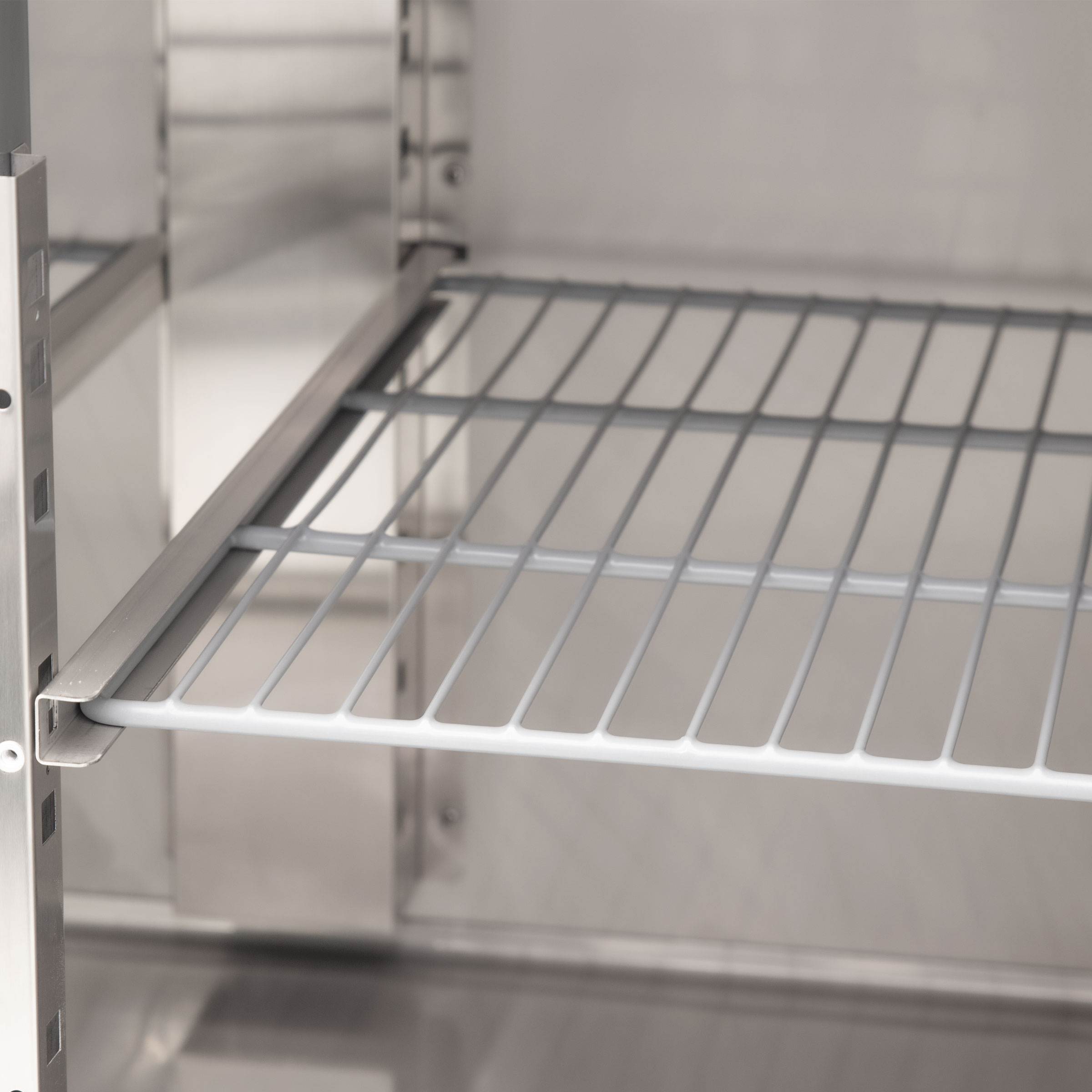 HCB Basic-line Koelwerkbank - 4 deuren - 223 cm - 230V - RVS - Afbeelding 4