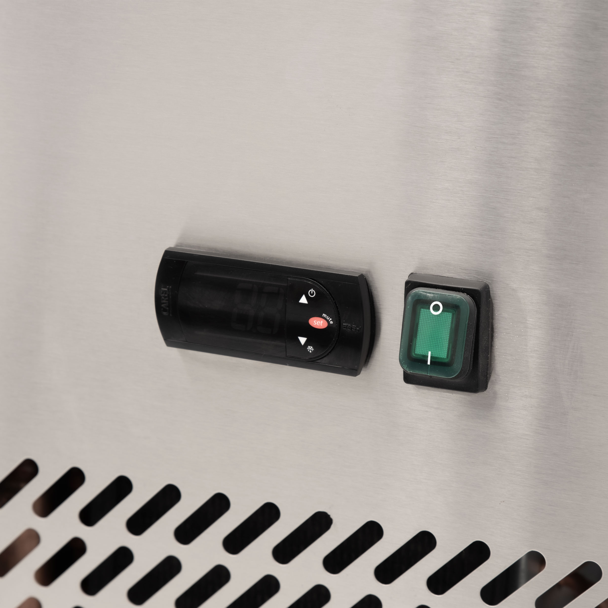 HCB Basic-line Koelwerkbank - 4 deuren - 223 cm - 230V - RVS - Afbeelding 5