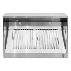 HCB Afzuigkap - doos model - 140 cm - RVS
