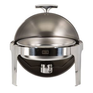 HCB Ronde chafing dish - rolltop - 6 liter - RVS