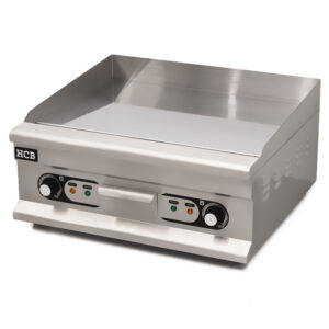 HCB Bakplaat - glad - chroom - 60 cm - 400V - RVS