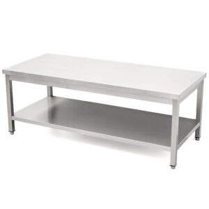 HCB Pro-line Werktafel - met onderschap - 160 x 70 x 60 cm - RVS