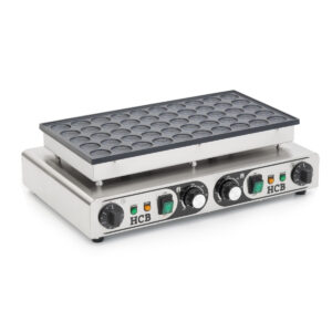 HCB Poffertjesbakplaat - 50 dops - 230V - RVS