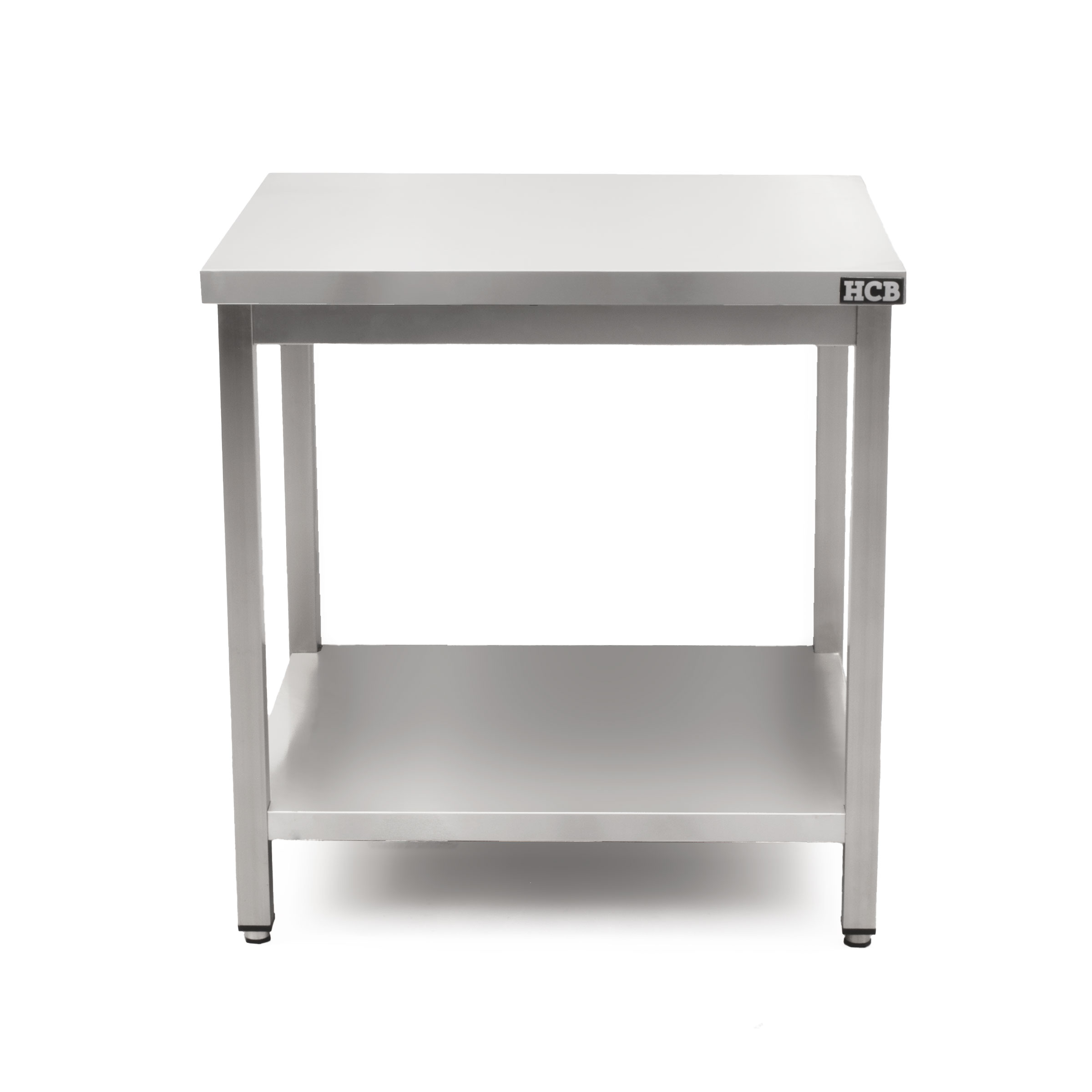 HCB Pro-line Werktafel - met onderschap - 80 x 70 x 85 cm - RVS - Afbeelding 2