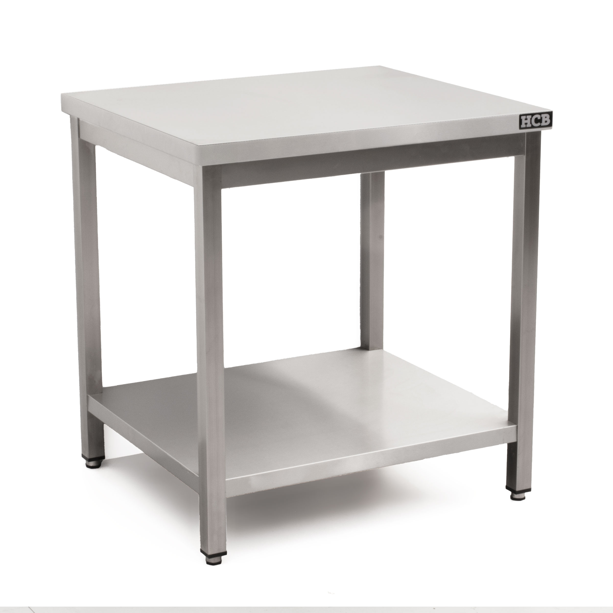 HCB Pro-line Werktafel - met onderschap - 80 x 70 x 85 cm - RVS - Afbeelding 3